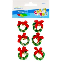 1. Craft With Fun Ozdoba Dekoracyjna Ornament Stroik Świąteczny 480405